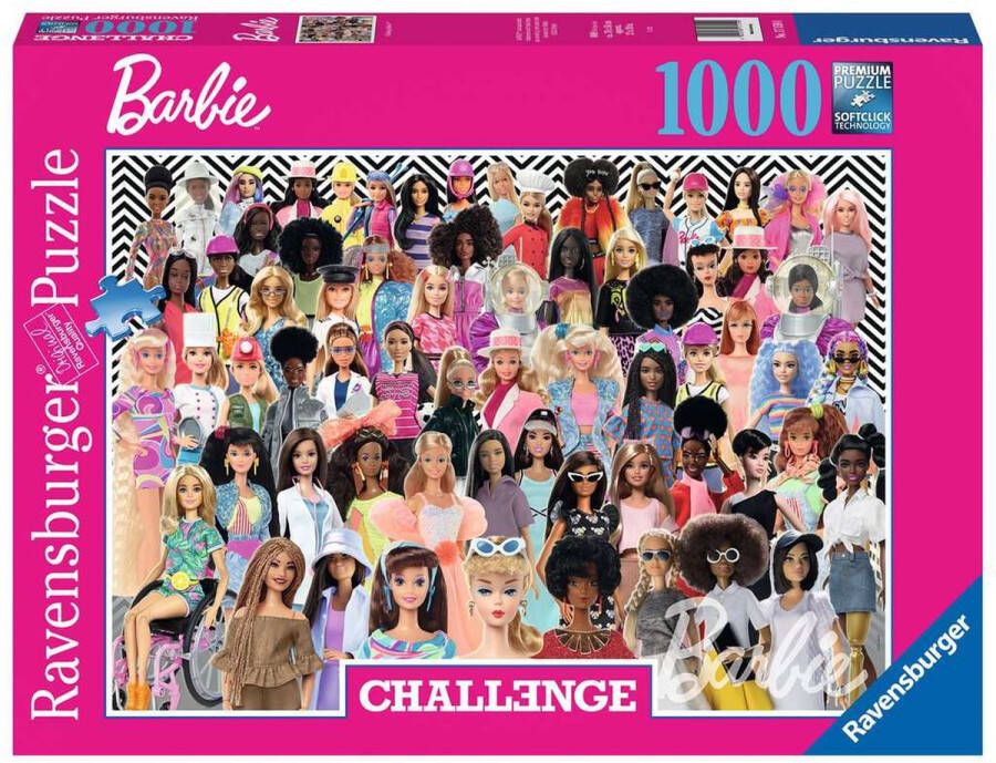 Ravensburger puzzel 1000 stukjes challenge barbie