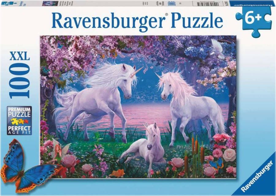 Ravensburger Puzzel Betoverende eenhoorns Legpuzzel 100 stukjes