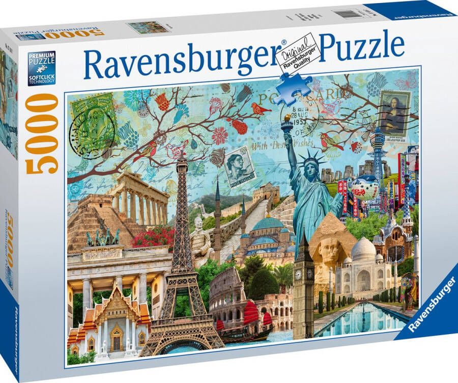 Ravensburger puzzel Big City Collage Legpuzzel 5000 stukjes