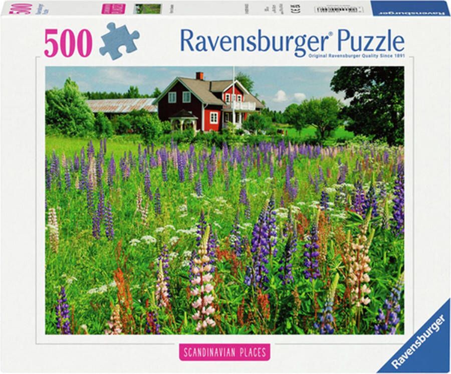 Ravensburger puzzel Boerderij in Zweden Legpuzzel 500 stukjes