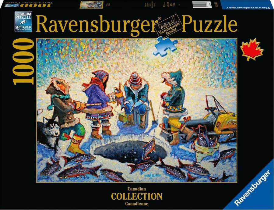 Ravensburger puzzel Canadian Collection IJsvissen Legpuzzel 1000 stukjes