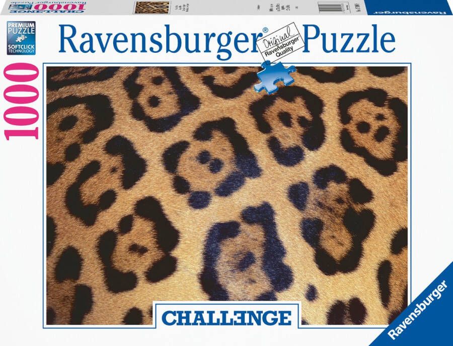 Ravensburger puzzel Challenge Animal Print Legpuzzel 1000 stukjes