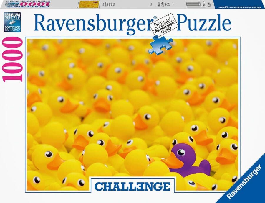 Ravensburger puzzel Challenge Badeendjes Legpuzzel 1000 stukjes
