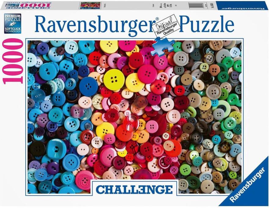 Ravensburger puzzel Challenge Knopen Legpuzzel 1000 stukjes