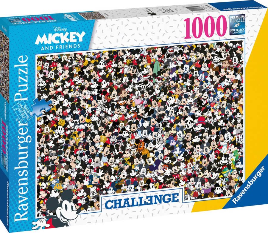 Ravensburger puzzel Challenge Mickey Legpuzzel 1000 stukjes