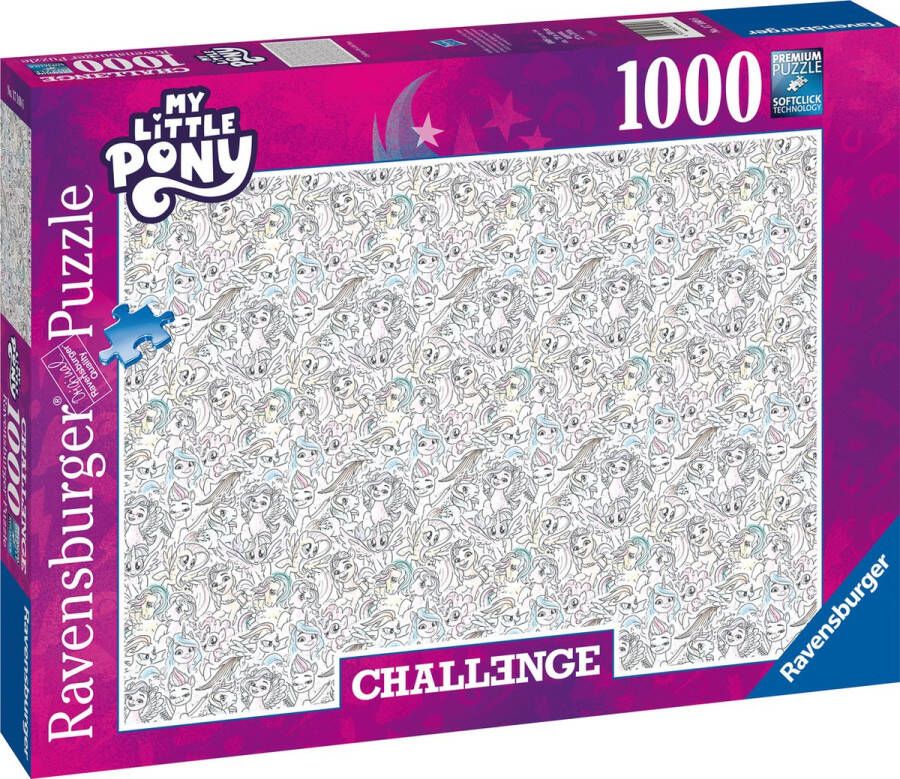 Ravensburger puzzel Challenge My Little Pony Legpuzzel 1000 stukjes