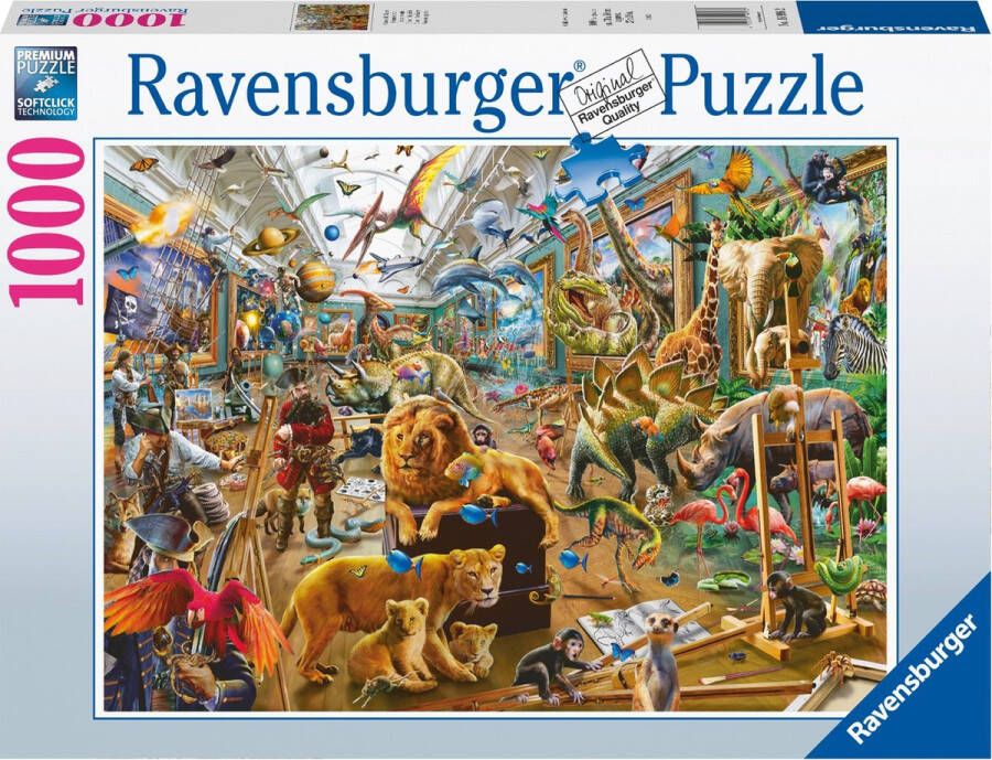 Ravensburger puzzel Chaos in de Galerie Legpuzzel 1000 stukjes