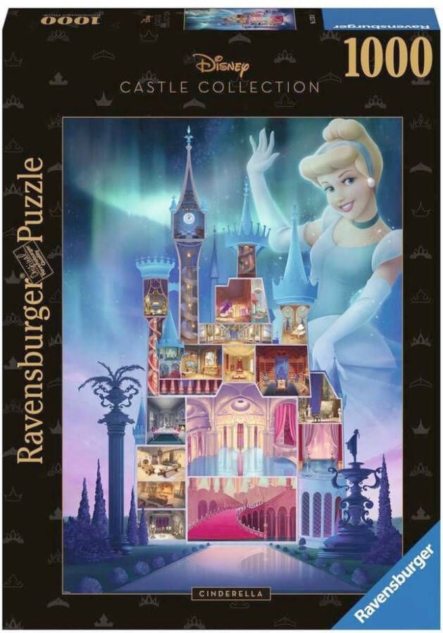 Ravensburger puzzel Cinderella Disney Kasteel 10 1000 stukjes