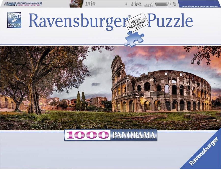 Ravensburger puzzel Coloseum bij Zonsopgang Panorama Legpuzzel 1000 stukjes