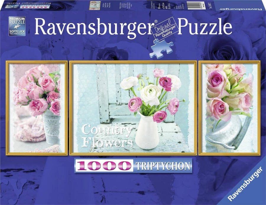 Ravensburger puzzel Country flowers Legpuzzel 1000 stukjes