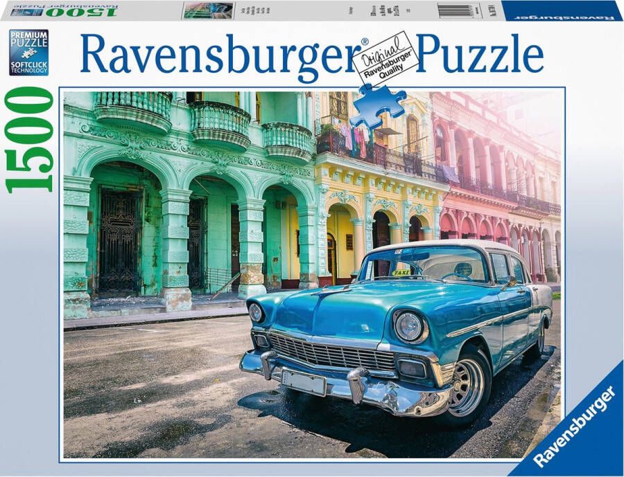Ravensburger puzzel Cuba Cars Legpuzzel 1500 stukjes