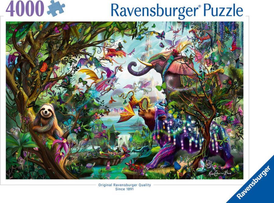 Ravensburger puzzel De draken van de tropen Legpuzzel 4000 stukjes