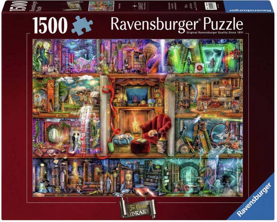 Ravensburger puzzel De grote bibliotheek Legpuzzel 1500 stukjes