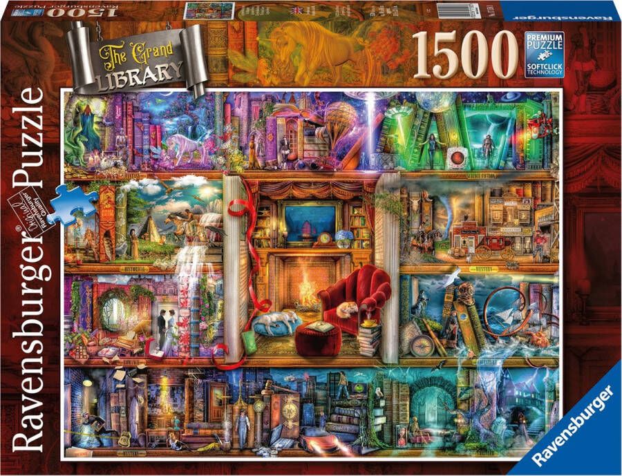 Ravensburger puzzel De grote bibliotheek Legpuzzel 1500 stukjes