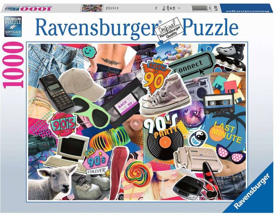 Ravensburger Puzzel De jaren 90 Legpuzzel 1000 stukjes