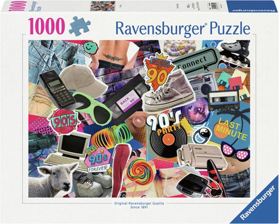Ravensburger puzzel De jaren 90 Legpuzzel 1000 stukjes