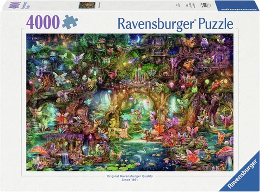 Ravensburger puzzel De verborgen wereld van de elfjes Legpuzzel 4000 stukjes