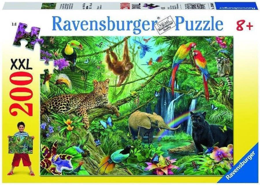 Ravensburger puzzel Dieren in de jungle Legpuzzel 200 stukjes