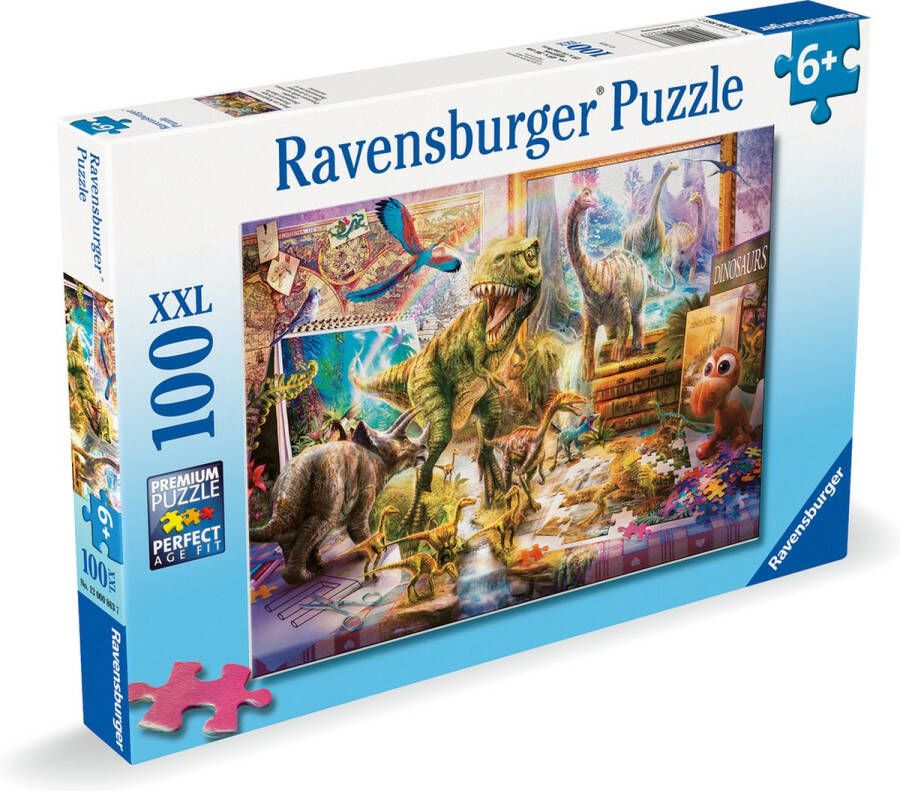 Ravensburger puzzel Dino Toys come to live Legpuzzel 100 XXL stukjes