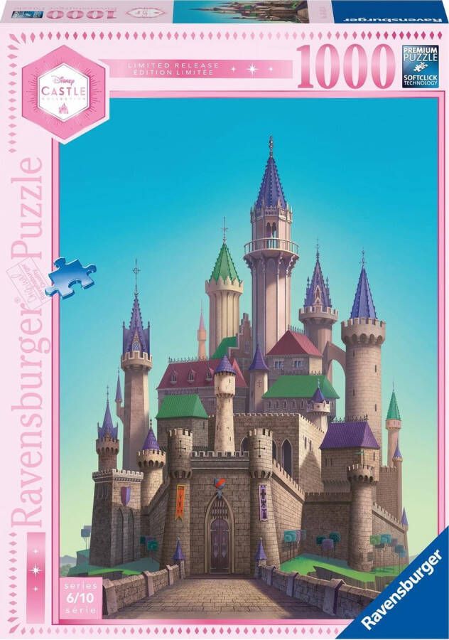 Ravensburger puzzel Disney Aurora's Castle Legpuzzel 1000 stukjes Disney