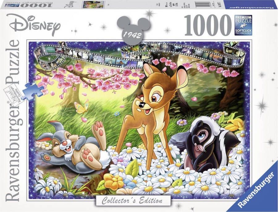 Ravensburger puzzel 1000 stukjes Disney Bambi Collectors Edition