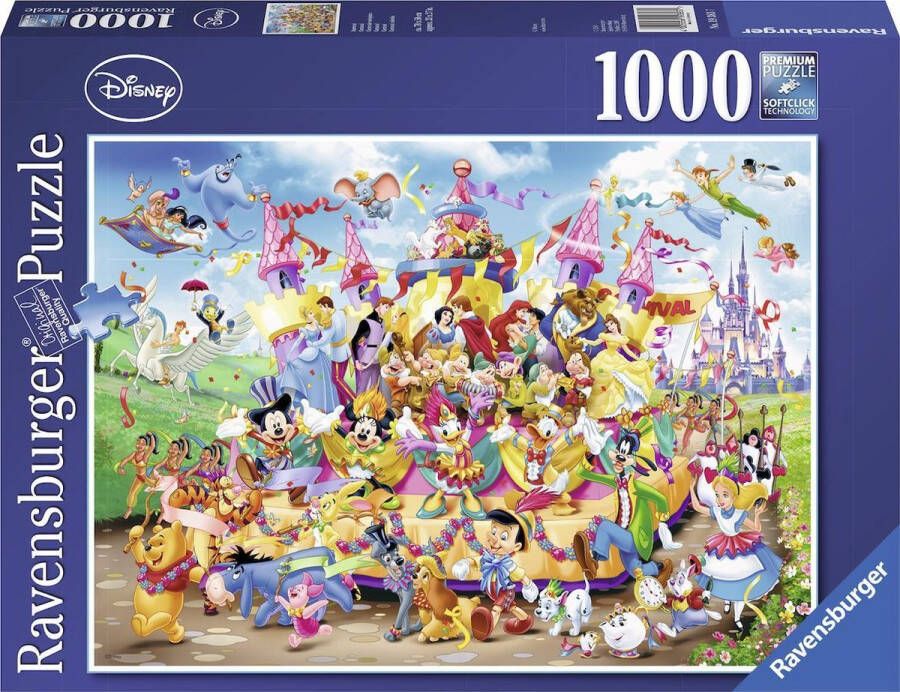 Ravensburger puzzel Disney Carnival Legpuzzel 1000 stukjes