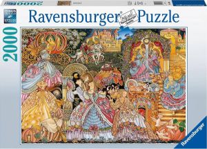 Ravensburger puzzel Disney Cinderella The Glass Slipper Legpuzzel 2000 stukjes