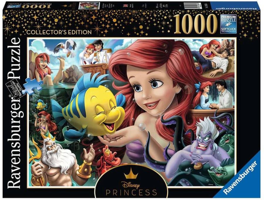 Ravensburger puzzel Disney De Kleine Zeemeermin Collectors Edition Legpuzzel 1000 stukjes