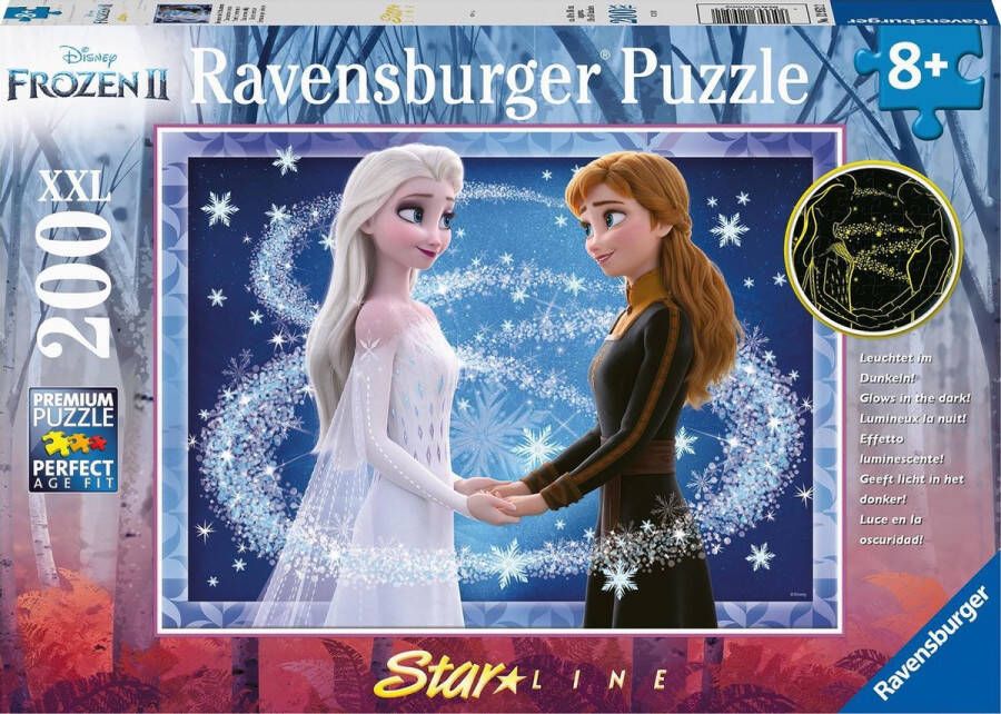 Ravensburger puzzel Disney Frozen Starline Zussen voor altijd Legpuzzel 200XXL stukjes