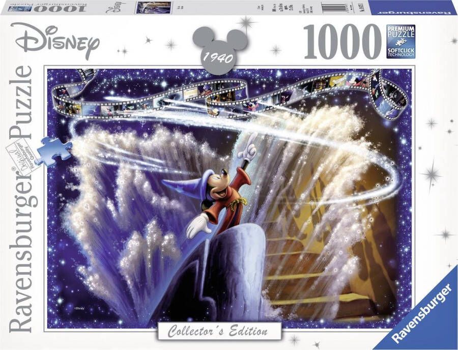 Ravensburger puzzel Disney Mickey Mouse Fantasia Legpuzzel 1000 stukjes