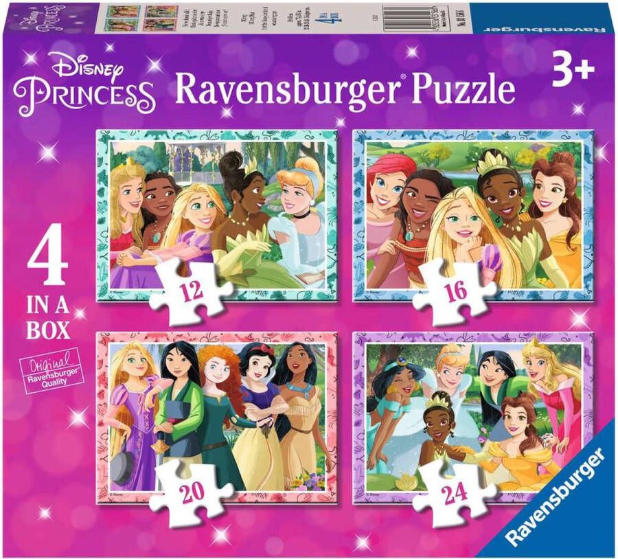 Ravensburger puzzel Disney Princess: Wees wie je wilt zijn Legpuzzel 12 16 20 24 stukjes