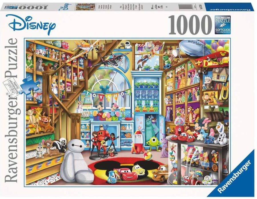 Ravensburger puzzel 1000 stukjes disney in de speelgoedwinkel