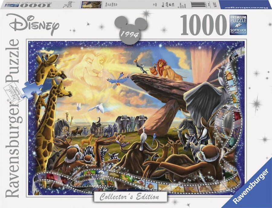 Ravensburger puzzel Disney The Lion King Legpuzzel 1000 stukjes