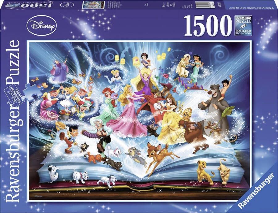 Ravensburger puzzel Disney's magische sprookjesboek Legpuzzel 1500 stukjes