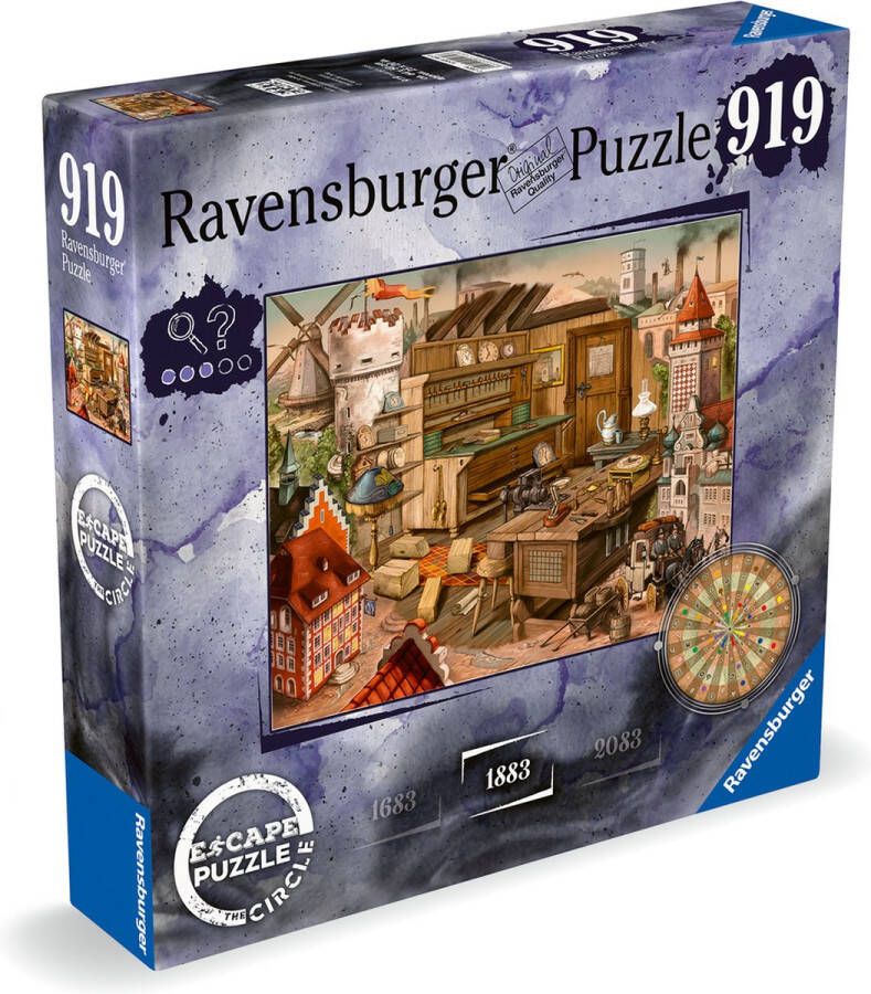 Ravensburger puzzel Escape the Circle Anno 1883 Legpuzzel 919 stukjes