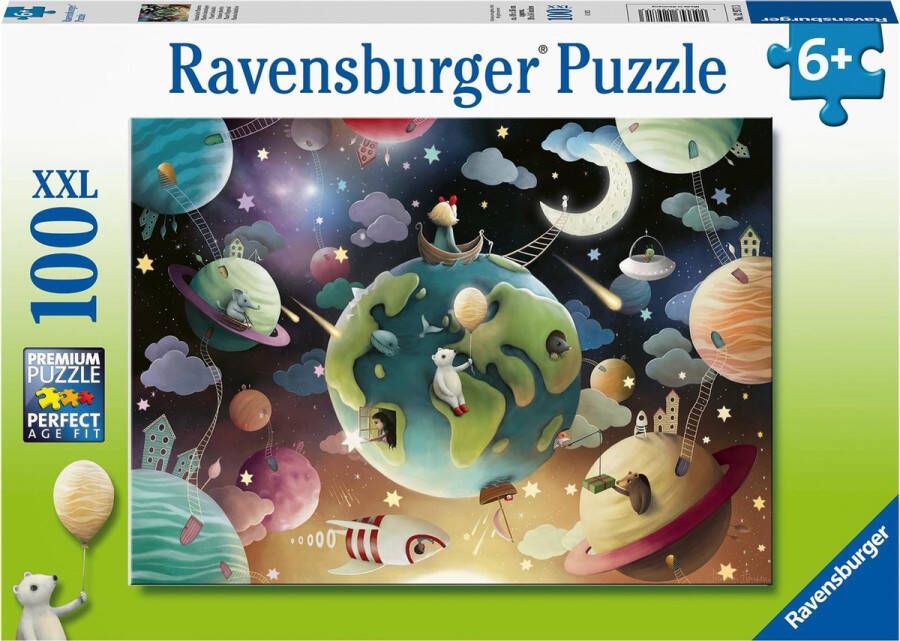 Ravensburger puzzel Fantasie planeten Legpuzzel 100 stukjes