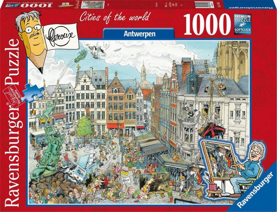 Ravensburger puzzel Fleroux Antwerpen- legpuzzel 1000 stukjes