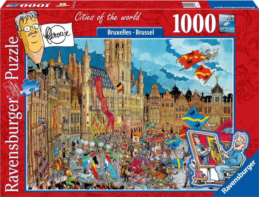 Ravensburger puzzel Fleroux Brussel legpuzzel 1000 stukjes