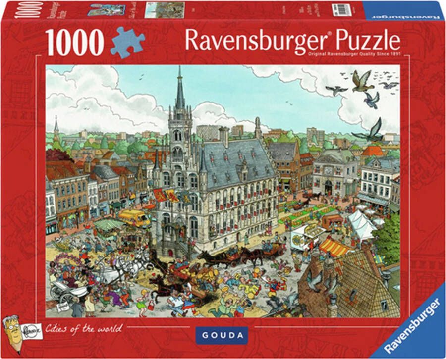 Ravensburger puzzel Fleroux Gouda Legpuzzel 1000 stukjes