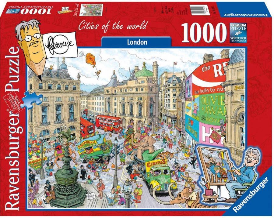 Ravensburger puzzel Fleroux London Legpuzzel 1000 stukjes