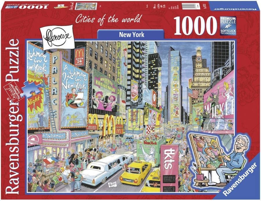 Ravensburger puzzel Fleroux New York Legpuzzel 1000 stukjes