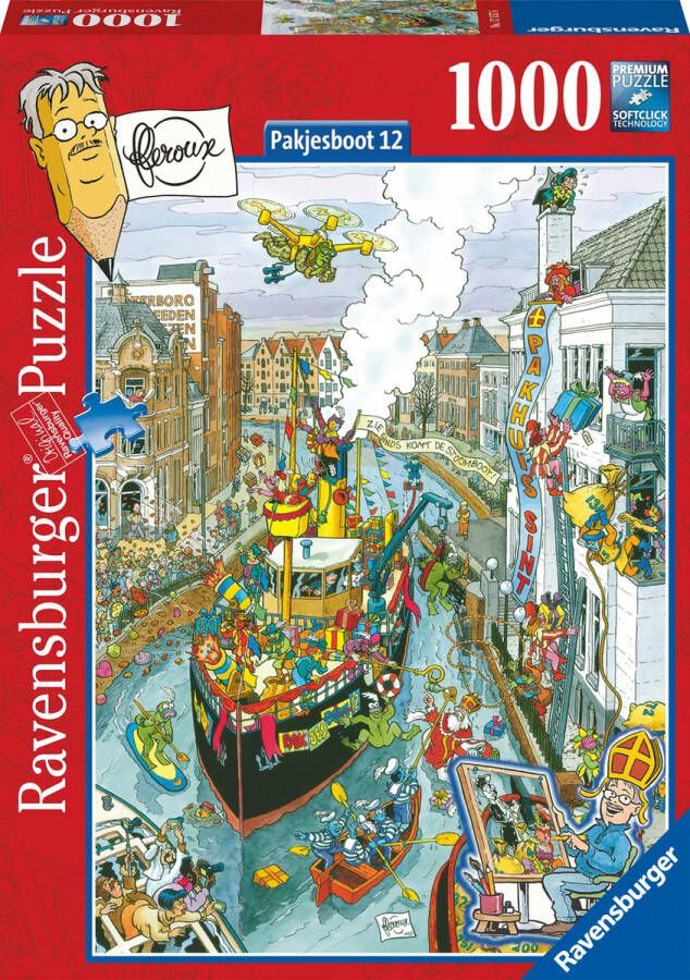 Ravensburger puzzel Fleroux Pakjesboot 12- Legpuzzel 1000 stukjes