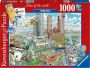 Ravensburger puzzel Fleroux Rotterdam Legpuzzel 1000 stukjes - Thumbnail 1