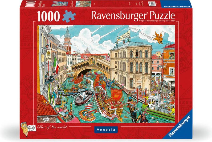 Ravensburger puzzel Fleroux Venetie Legpuzzel 1000 stukjes