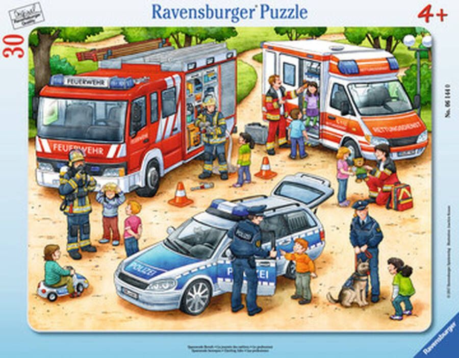 Ravensburger Puzzel Framepuzzel Spannende Beroepen 30 stukjes Kinderpuzzel