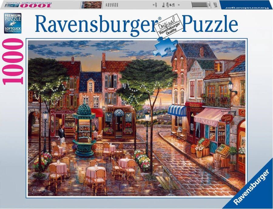 Ravensburger puzzel Geschilderd Parijs Legpuzzel 1000 stukjes