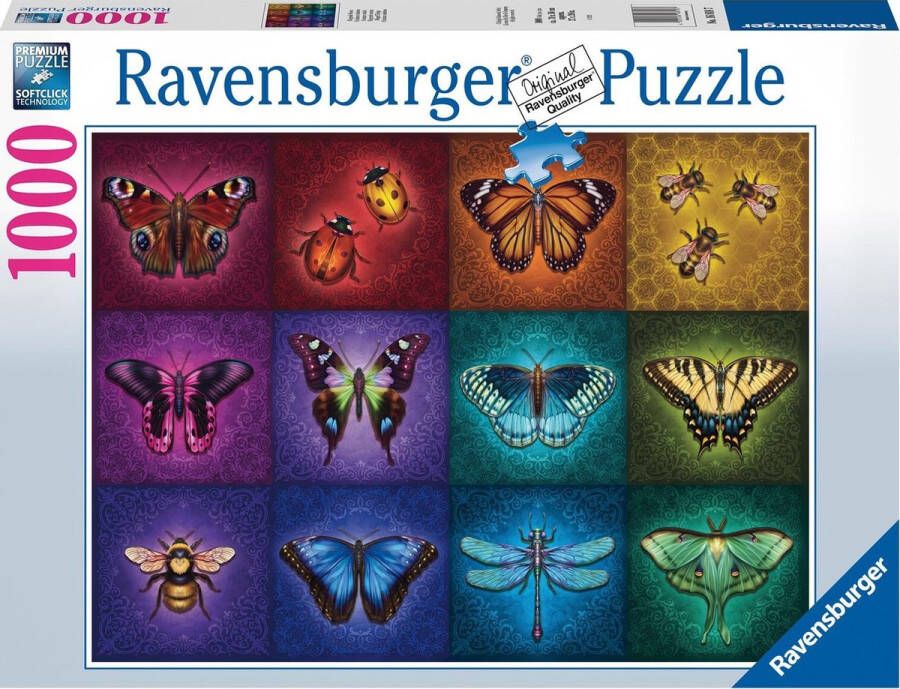 Ravensburger puzzel Gevleugelde dieren Legpuzzel 1000 stukjes