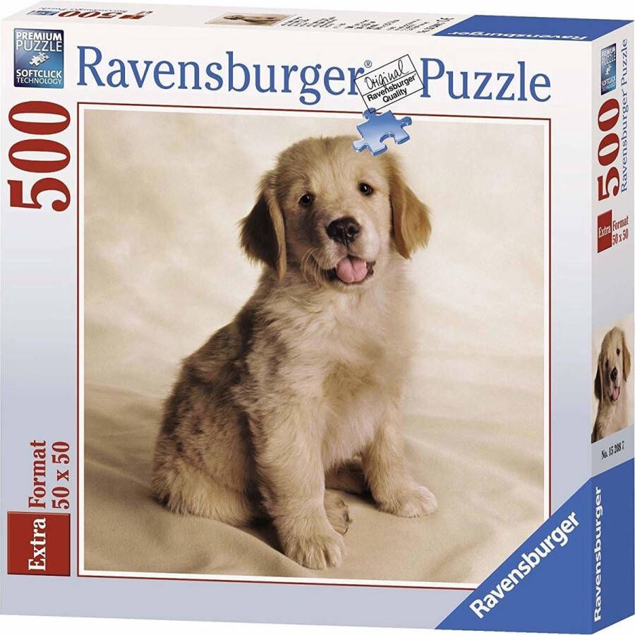 Ravensburger puzzel Golden Retriever Pup Legpuzzel 500 stukjes