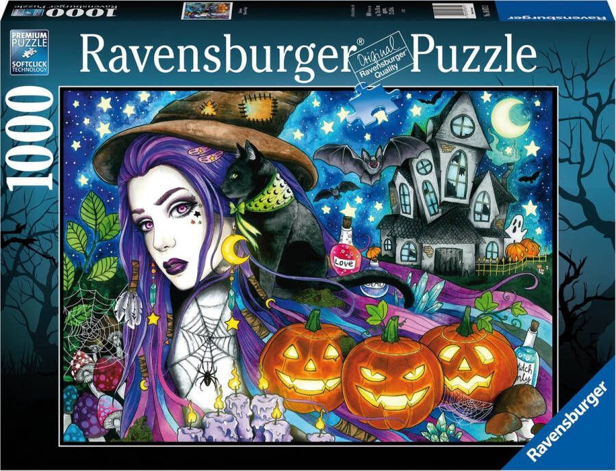 Ravensburger puzzel Halloween Legpuzzel 1000 stukjes