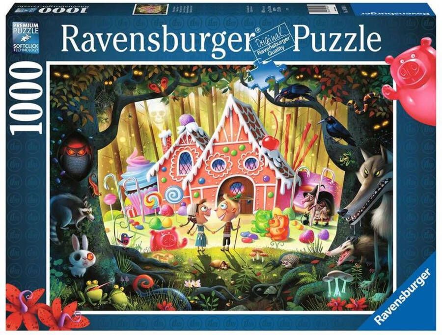 Ravensburger puzzel Hans en Grietje pas op! Legpuzzel 1000 stukjes